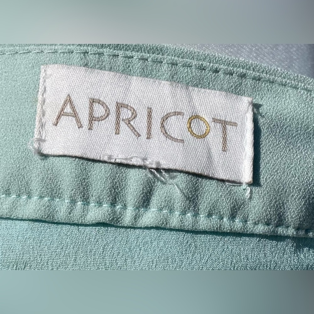 Apricot Size 10 Mint Green A Line Skirt Lace Style Lined Midi - Picture 7 of 8